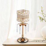 Maxbell Crystal Candle Holder Candle Stand for Birthday Party Living Room 31cm H