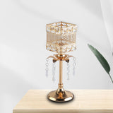Maxbell Crystal Candle Holder Candle Stand for Birthday Party Living Room 31cm H