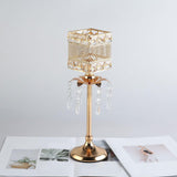 Maxbell Crystal Candle Holder Candle Stand for Birthday Party Living Room 36cm H