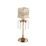 Maxbell Crystal Candle Holder Candle Stand for Birthday Party Living Room 36cm H