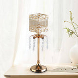 Maxbell Crystal Candle Holder Candle Stand for Birthday Party Living Room 36cm H