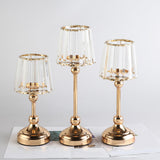 Maxbell Pillar Candle Holders Candlestick for Living Room Anniversary Party Decor S
