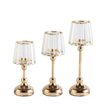 Maxbell Pillar Candle Holders Candlestick for Living Room Anniversary Party Decor S