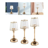 Maxbell Pillar Candle Holders Candlestick for Living Room Anniversary Party Decor S