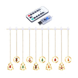 Maxbell Maxbell LED Christmas String Light Hanging Ornament for Outdoor Home Decoration USB
