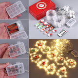 Maxbell Maxbell LED Christmas String Light Hanging Ornament for Outdoor Home Decoration 3 AA Battery