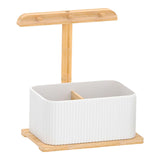 Maxbell Entrance Storage Box Decorative Home Decor Desktop Household Nordic Style White