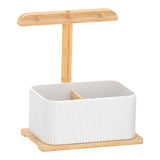 Maxbell Entrance Storage Box Decorative Home Decor Desktop Household Nordic Style White