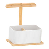 Maxbell Entrance Storage Box Decorative Home Decor Desktop Household Nordic Style White