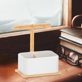 Maxbell Entrance Storage Box Decorative Home Decor Desktop Household Nordic Style White