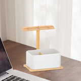 Maxbell Entrance Storage Box Decorative Home Decor Desktop Household Nordic Style White