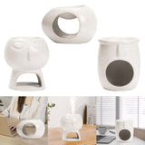 Maxbell Maxbell Ceramic Essential Oil Burner Diffuser Decorative Oil Warmer for SPA StyleA