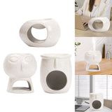 Maxbell Maxbell Ceramic Essential Oil Burner Diffuser Decorative Oil Warmer for SPA StyleA