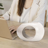 Maxbell Maxbell Ceramic Essential Oil Burner Diffuser Decorative Oil Warmer for SPA StyleA