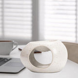 Maxbell Maxbell Ceramic Essential Oil Burner Diffuser Decorative Oil Warmer for SPA StyleA