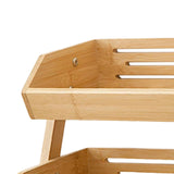 Maxbell Fruit Storage Basket Bread Cake Perfumes Dining Room Wooden Bowl Organizer