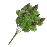 Maxbell Maxbell Simulation pinasters tree cones Flower Faux Grass Fake Crafts for Indoor Xmas Garden
