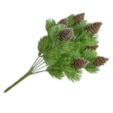 Maxbell Maxbell Simulation pinasters tree cones Flower Faux Grass Fake Crafts for Indoor Xmas Garden