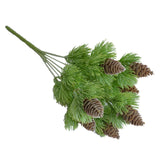 Maxbell Maxbell Simulation pinasters tree cones Flower Faux Grass Fake Crafts for Indoor Xmas Garden