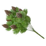 Maxbell Maxbell Simulation pinasters tree cones Flower Faux Grass Fake Crafts for Indoor Xmas Garden