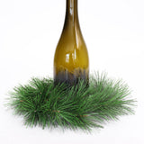 Maxbell Artificial Christmas Wreath Greenery Rustic pines pin for Desktop Decor Small