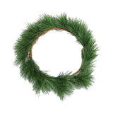 Maxbell Artificial Christmas Wreath Greenery Rustic pines pin for Desktop Decor Small