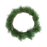 Maxbell Artificial Christmas Wreath Greenery Rustic pines pin for Desktop Decor Small