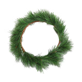 Maxbell Artificial Christmas Wreath Greenery Rustic pines pin for Desktop Decor Small