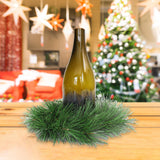 Maxbell Artificial Christmas Wreath Greenery Rustic pines pin for Desktop Decor Small