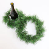 Maxbell Artificial Christmas Wreath Greenery Rustic pines pin for Desktop Decor Small