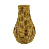 Maxbell Rattan Flower Vase, Wicker Vases Branch Flower Pot rustic Decoration 17cm x 26cm x 7.5cm