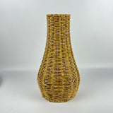 Maxbell Rattan Flower Vase, Wicker Vases Branch Flower Pot rustic Decoration 19cm x 35cm x 9.5cm