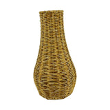 Maxbell Rattan Flower Vase, Wicker Vases Branch Flower Pot rustic Decoration 19cm x 35cm x 9.5cm