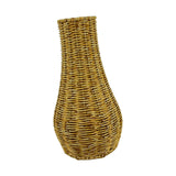 Maxbell Rattan Flower Vase, Wicker Vases Branch Flower Pot rustic Decoration 19cm x 35cm x 9.5cm