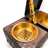 Maxbell Maxbell Metal Incense Burner Incense Cone Holder for Meditation Office Desktop Decor