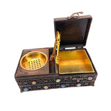 Maxbell Maxbell Metal Incense Burner Incense Cone Holder for Meditation Office Desktop Decor