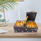 Maxbell Maxbell Metal Incense Burner Incense Cone Holder for Meditation Office Desktop Decor