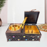 Maxbell Maxbell Metal Incense Burner Incense Cone Holder for Meditation Office Desktop Decor