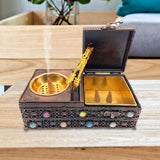 Maxbell Metal Incense Burner Incense Cone Holder for Meditation Office Desktop Decor