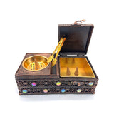 Maxbell Maxbell Metal Incense Burner Incense Cone Holder for Meditation Office Desktop Decor