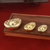 Maxbell Maxbell Traditional Feng Shui Statue Yuan Bao Figurine Decoration Paperweight Crafts Small