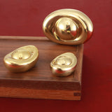 Maxbell Maxbell Traditional Feng Shui Statue Yuan Bao Figurine Decoration Paperweight Crafts Small