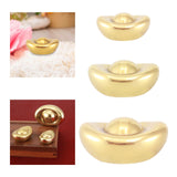 Maxbell Maxbell Traditional Feng Shui Statue Yuan Bao Figurine Decoration Paperweight Crafts Small