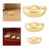 Maxbell Maxbell Traditional Feng Shui Statue Yuan Bao Figurine Decoration Paperweight Crafts Small