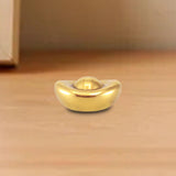 Maxbell Maxbell Traditional Feng Shui Statue Yuan Bao Figurine Decoration Paperweight Crafts Small