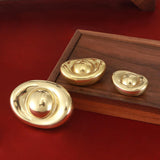 Maxbell Maxbell Traditional Feng Shui Statue Yuan Bao Figurine Decoration Paperweight Crafts Large