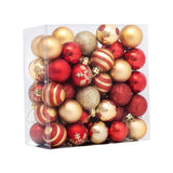 Maxbell 50 Pieces Christmas Ball Pendants Decorative Craft for Xmas Festivals DIY