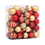 Maxbell 50 Pieces Christmas Ball Pendants Decorative Craft for Xmas Festivals DIY