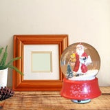 Maxbell Christmas Snow Globe Rotating Musical Snow Globe Music Box Snowball