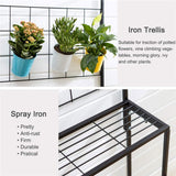 Maxbell Tiered Flower Pot Stand Ladder Flower Pot Holder for Garden Balcony
